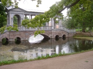 Marble Bridge in the Catherine Park,